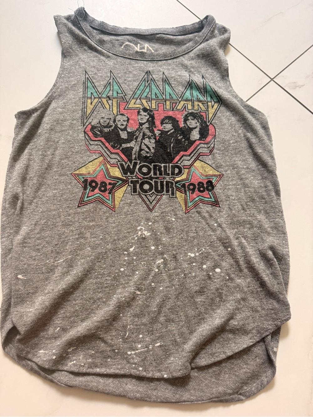 Chaser Def Leppard World Tour Kids Tank Top